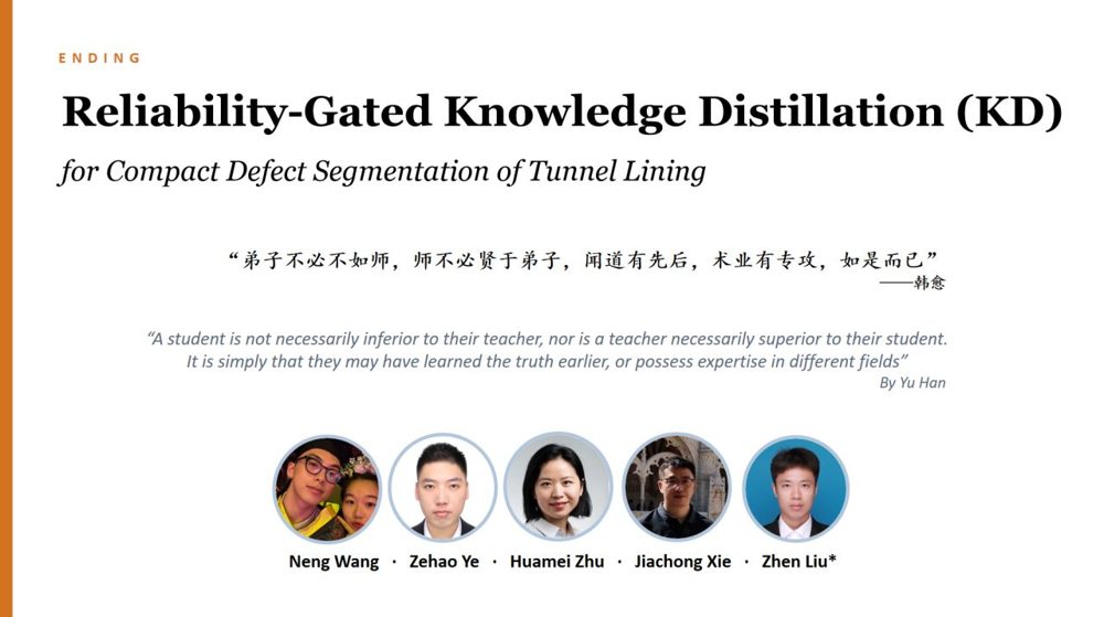 Team members behind the Reliability-Gated Knowledge Distillation project.